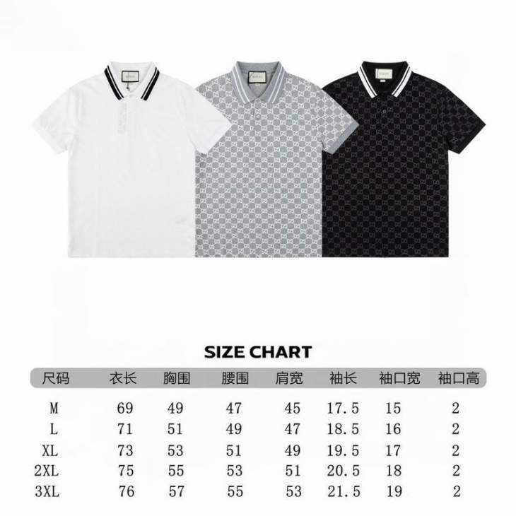 Picture of Gucci Polo Shirts Short _SKUGucciM-3XLtltx4427511